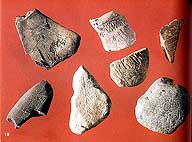 Stone amulets - «churings». Mesolithic. Site Zamostye-2.