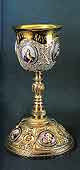 Chalice. 1788. Moscow. Work of S.M. Kuzov. Donated  in 1789 by Count Sheremetiev A.V.