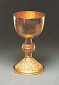 Chalice. First half of the 17th century. Work of  Ivan Leontiev. Donated in memory of the Duma Deacon Ivan Tarasyevich Gramotin