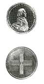 Medal on different cases. Paul I. 1796-1801. Front and back.