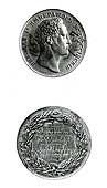 Medal for a capture of Varna. 1828. Front and back.