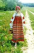 Female celebratory costume. 1920th. Tambov province