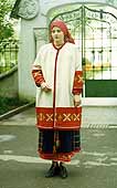 Female celebratory costume. Early 20th century. Ryazan province