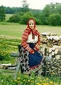 Female celebratory costume. Late 19th - early 20th century. Smolensk province.