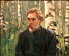 Boskin M.V. Portrait of A.A.Aleksandrov. 1919. Cardboard, oil. 
