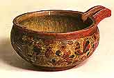 Yendova (bowl with spout). 19th century. Northern Russia
