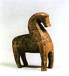 Toy horse. The beginning of the19th century Arkhangelsk area
