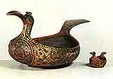 Skopkar (wooden bowl) and . First half XIX century the Archangel Region