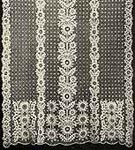 N.P.Davidov (Shreider). Curtain. 1951. Fragment. Elets industrial union of lace makers. Elets, Lipetsk region