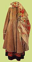 Female celebratory fur coat. Late of 19th - early of 20th century. Russian North.