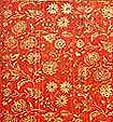 Sample of textiles. 18th century. Flax. Printed textiles