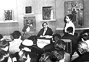 1962. Conference  on collecting. Nikolayeva T.V.  delivering a report.