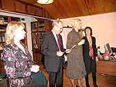 2006. Seminar on artistic handicrafts. From left to right: Deputy Director on Scientific Research S.V.  Nikolayeva, General Director of the Museum F.Kh. Makoyev, Director of the Museum of  Russian Folk Art S.V. Gorozhanina.