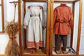 Folk art exhibition. Labor feast dresses