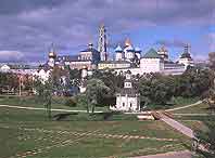 View of the Trinity-St. Sergius Lavra  from the Blinnaya Mountain.