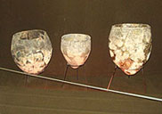 Неолитические сосуды  VI-V тыс. до н.э. со стоянки Замостье-2 на р.Дубна.