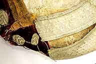 Detail of a chasuble before restoration