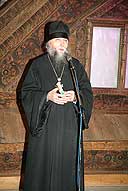 Archimandrite Makary at the opening ceremony  